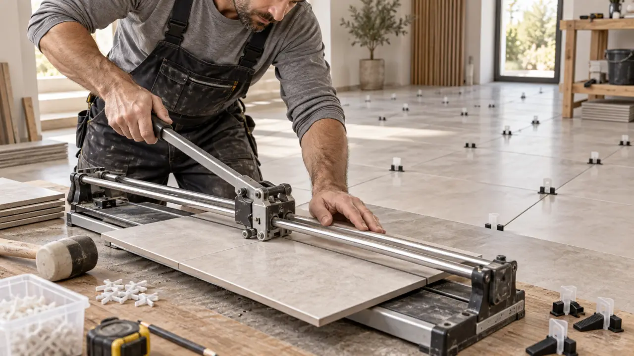 Outillage carrelage : le bon outil pour une coupe nette et une pose plane