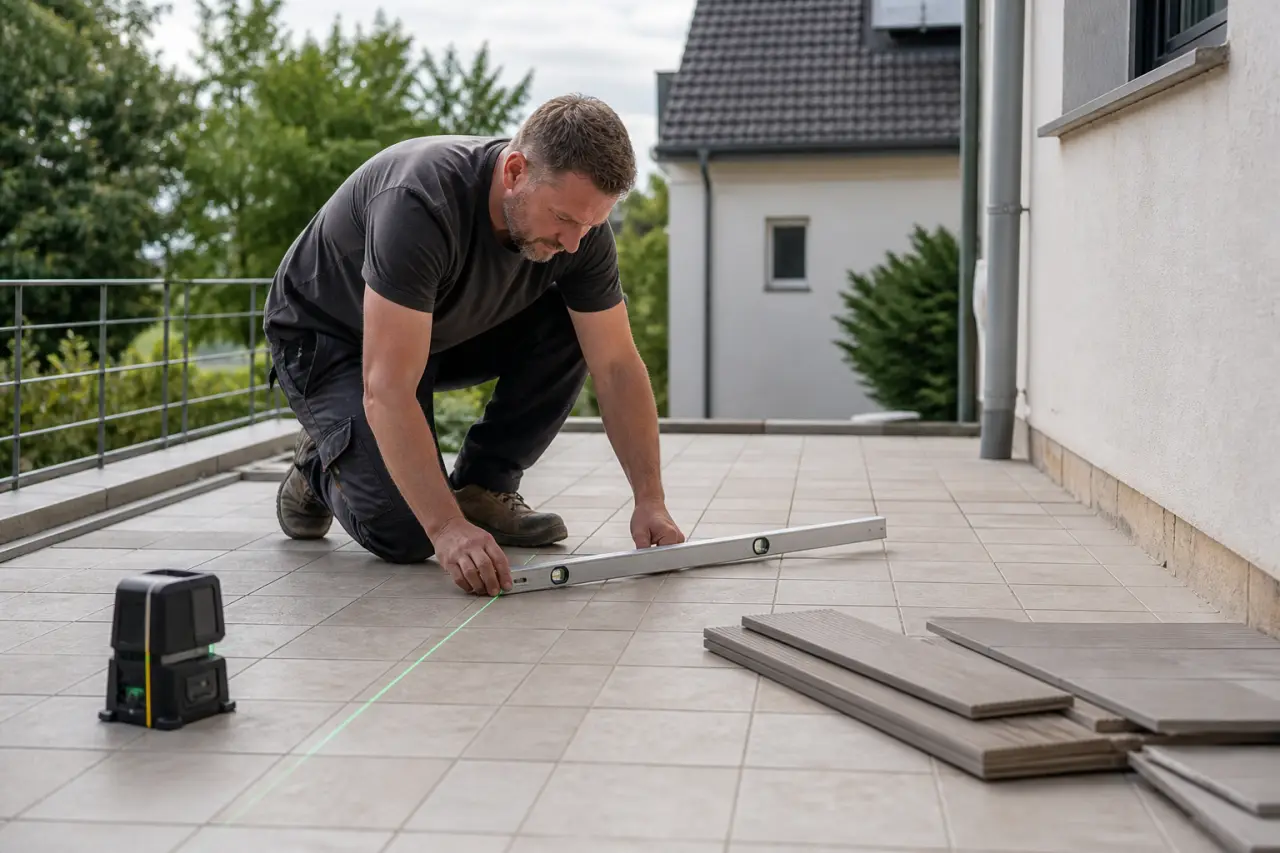 Rénovation d’une terrasse carrelée : recouvrir sans casser, à condition de contrôler la pente