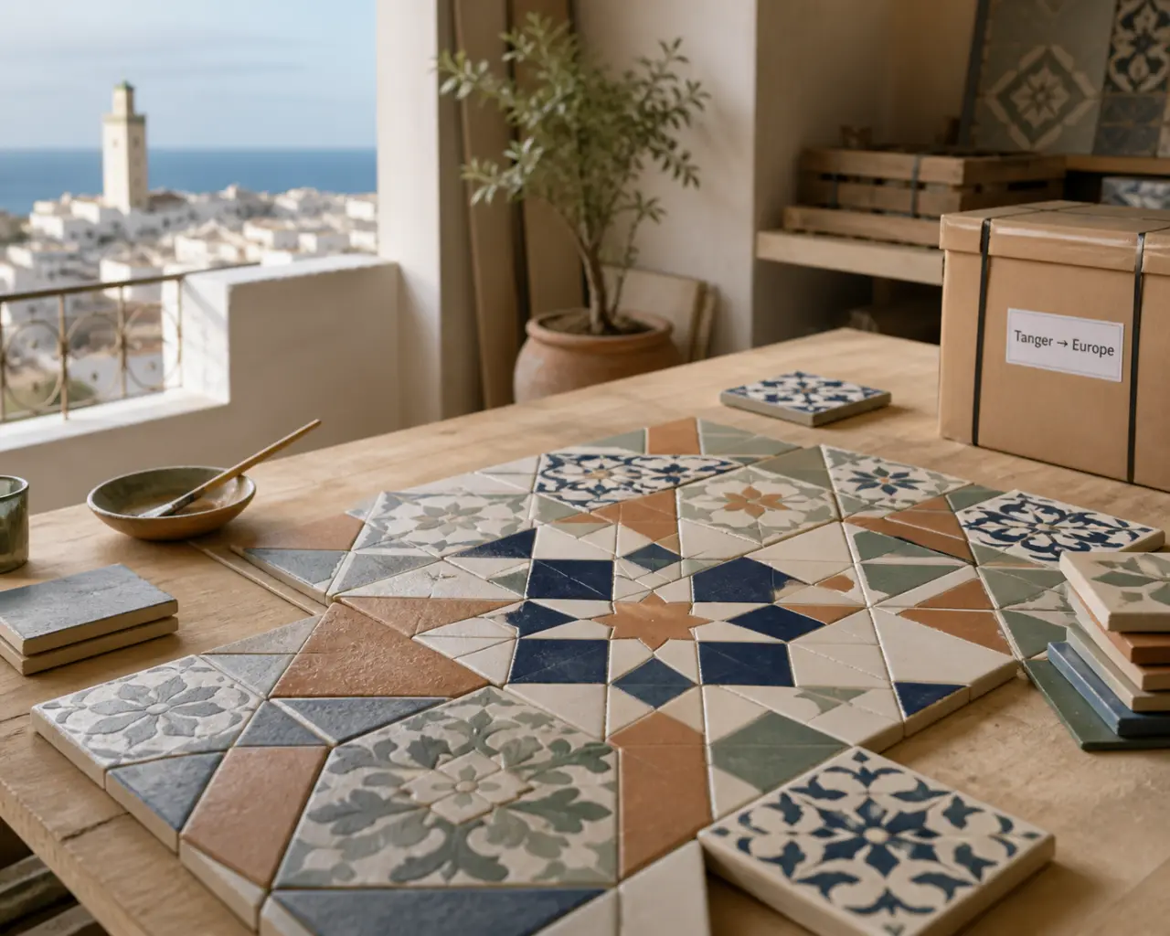 Mosaic Del Sur, des carreaux décoratifs sur mesure livrés en 4 semaines depuis Tanger