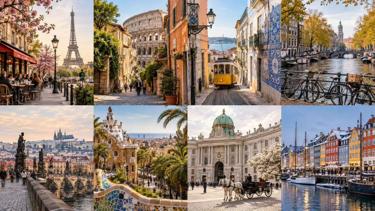 8 villes européennes à visiter selon vos envies, votre saison et votre temps