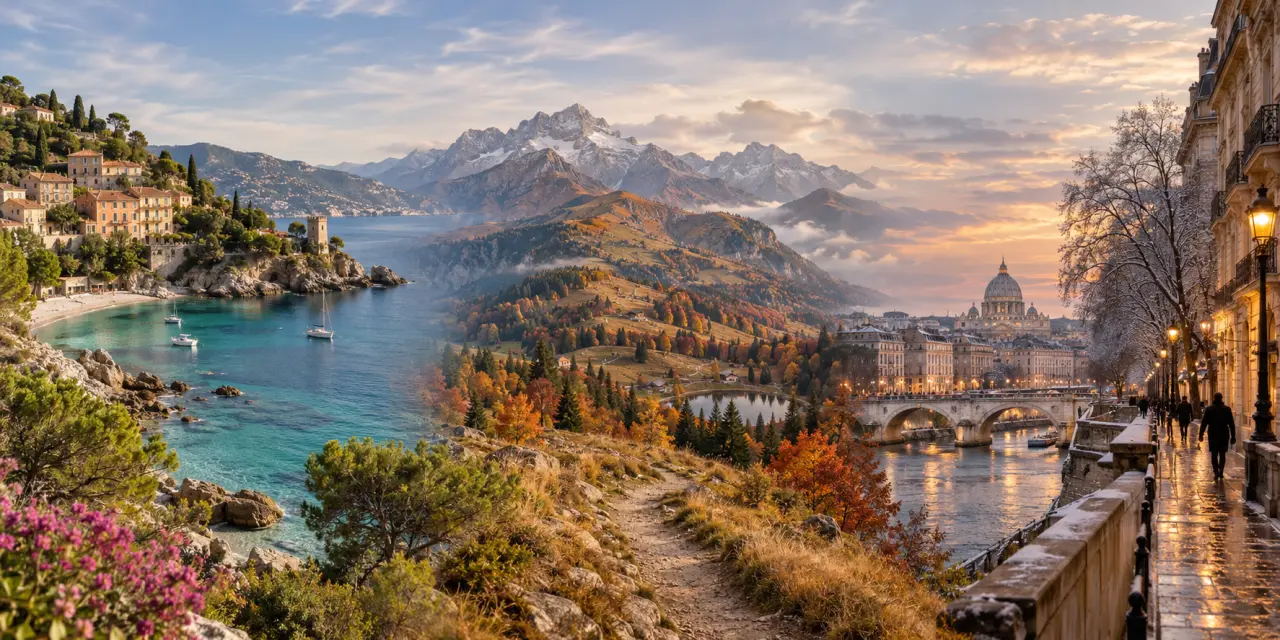 Idée voyage en Europe : choisissez entre mer, montagne et capitales selon la saison