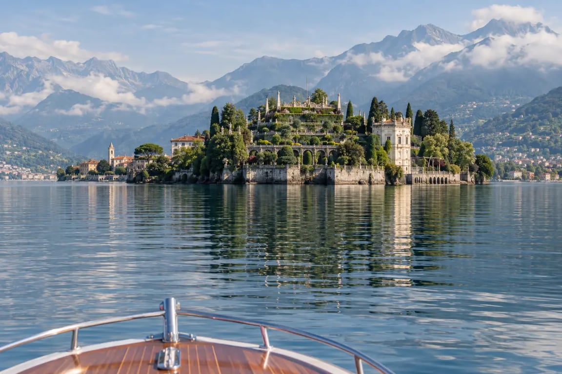 Voyage dans les lacs italiens en autocar avec excursion aux îles Borromées sur le lac Majeur