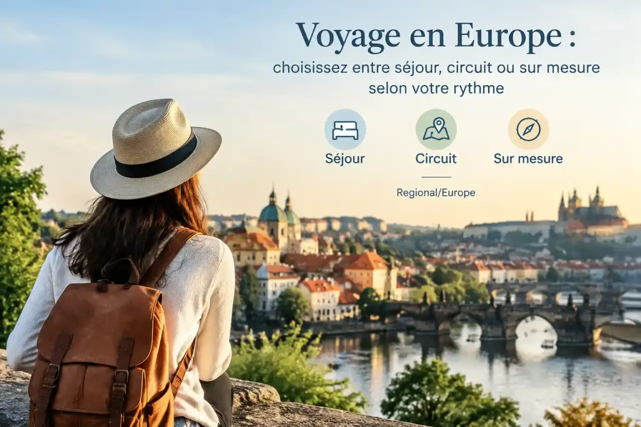 Voyage en Europe : choisissez entre séjour, circuit ou sur mesure selon votre rythme