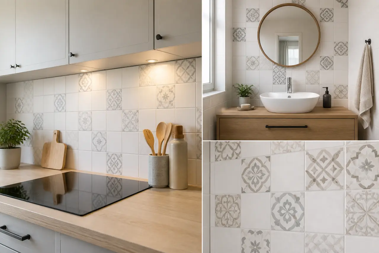 Cuisine, salle de bain, crédence : où poser des stickers pour carrelage mural ?